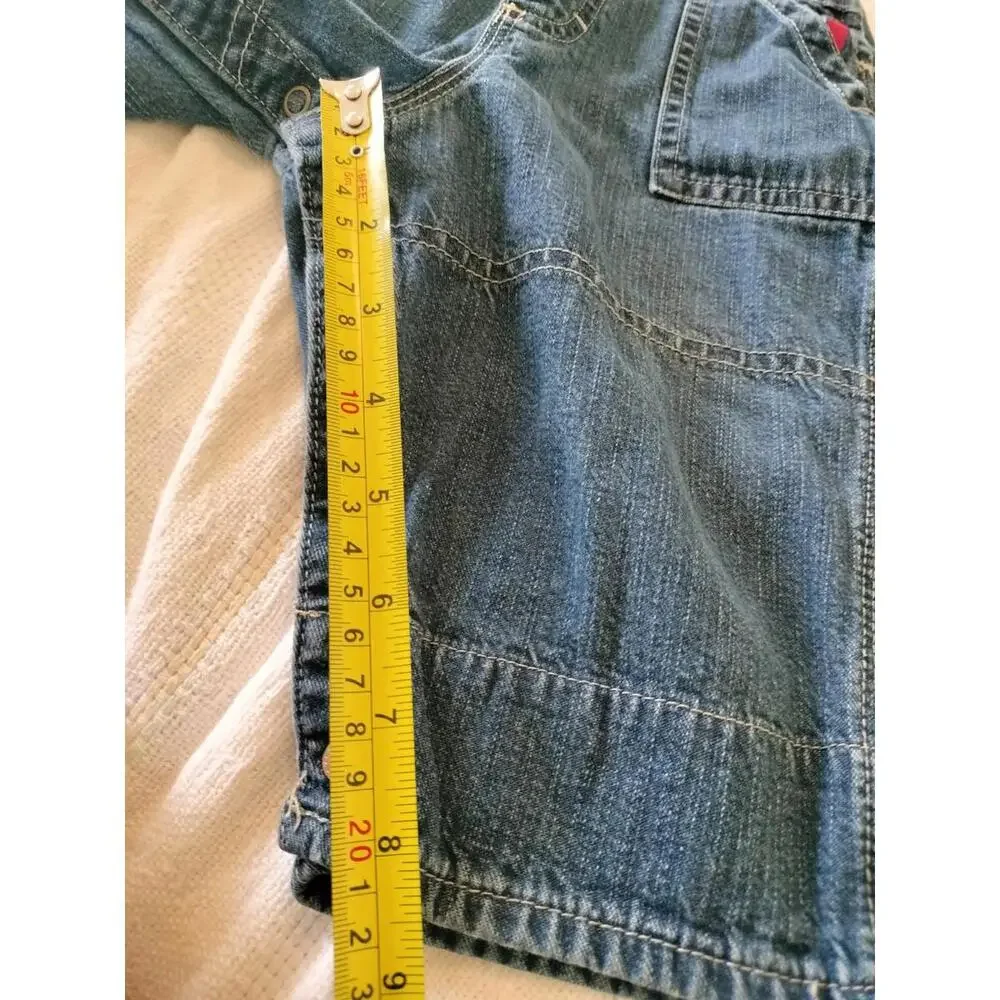 Vintage OshKosh B’Gosh Baby Overalls 6-9M Vestbak Embroidered Carpenter Tools‎
